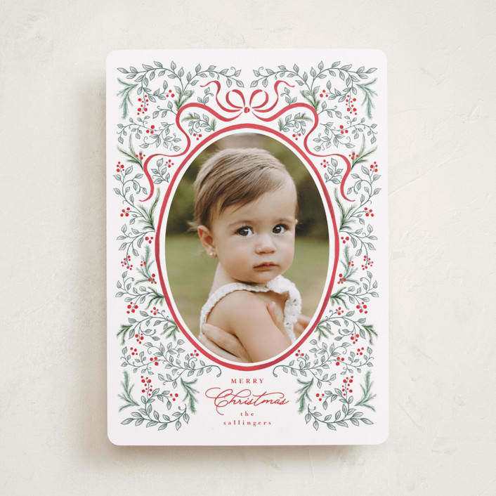 "Charming" - Holiday Cards in Cherry by Tamara Hilje - Front