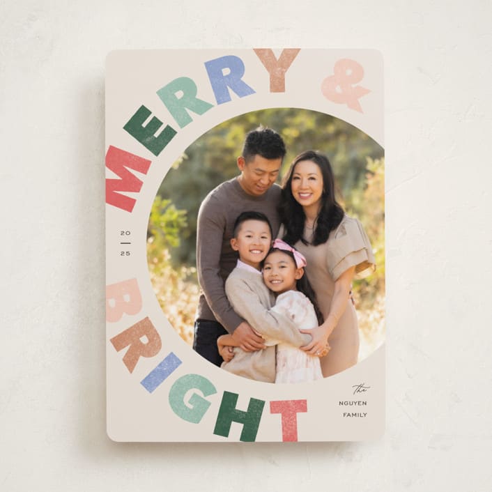"Merry-go-round" - Holiday Cards in Funfetti by Pixel and Hank - Front