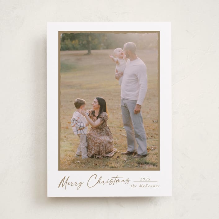"Frame" - Holiday Cards in Snowball by Petra Kern - Front