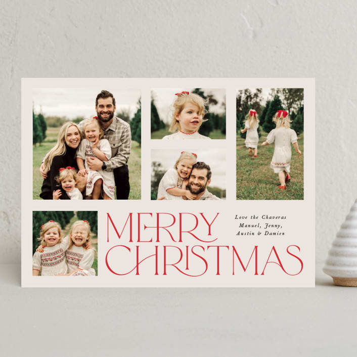 "It's a Wrap" - Holiday Cards in Vanilla by Ellis - Front