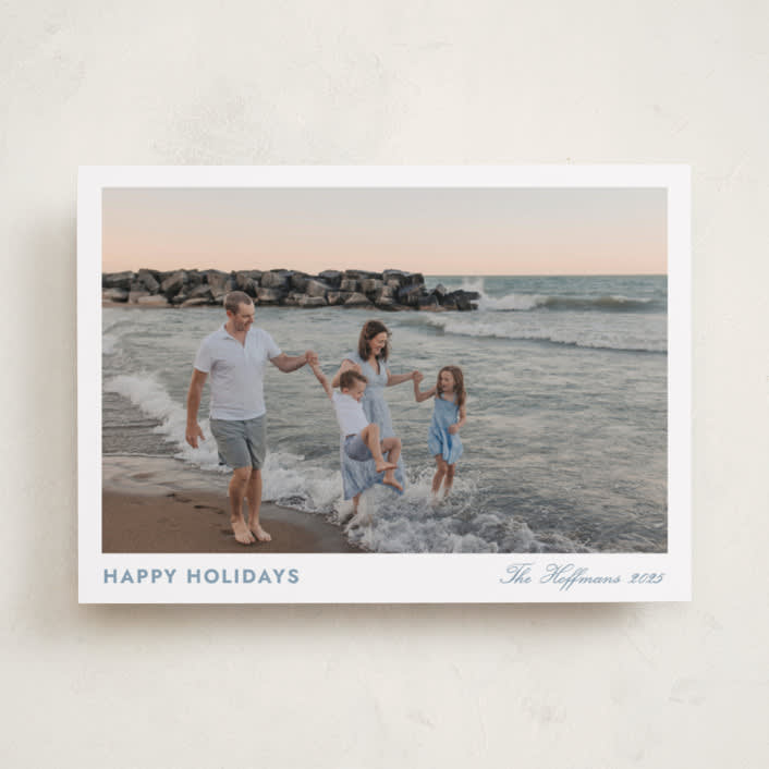 "Primrose" - Holiday Cards in Lake by Annie Shapiro - Front
