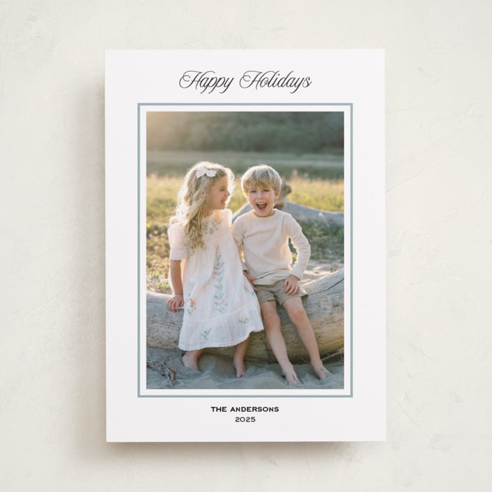 "Heath" - Holiday Cards in Sky by Annie Shapiro - Front