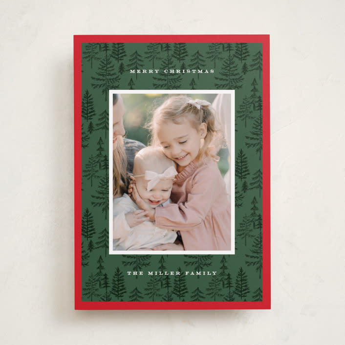 "Durham" - Holiday Cards in Pine by Amy Kross - Front
