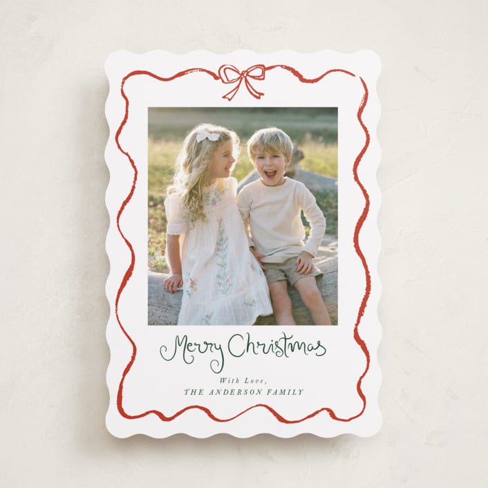 "quirky fun" - Holiday Cards in Candy Cane by Cass Loh - Front