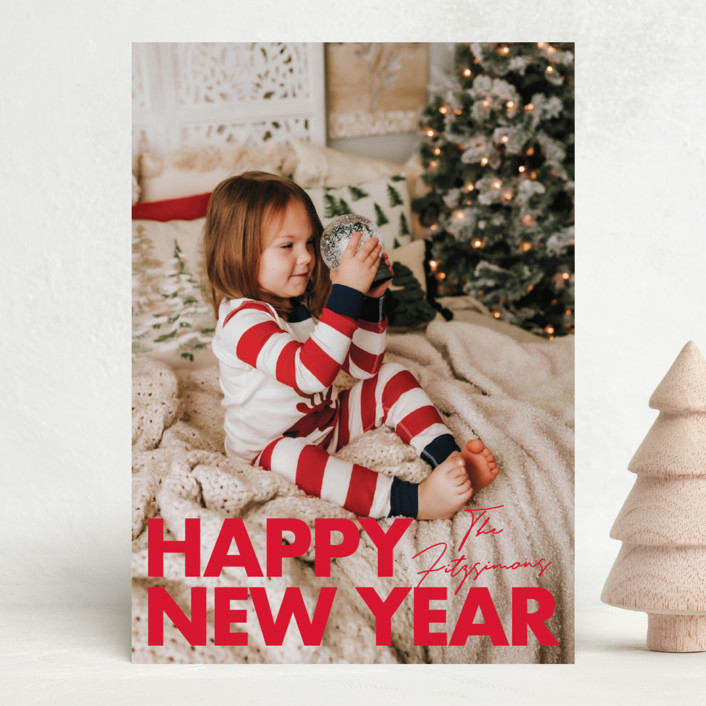 "stated" - Holiday Cards in Holly by Phrosné Barwood - Front