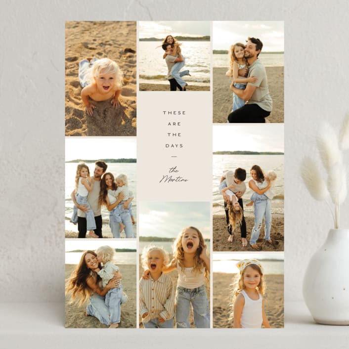 "these are the days" - Holiday Cards in Cream by Ellen Schlegelmilch - Front