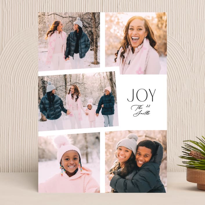 "multiple joy album" - Holiday Cards in Snow by Phrosné Barwood - Front