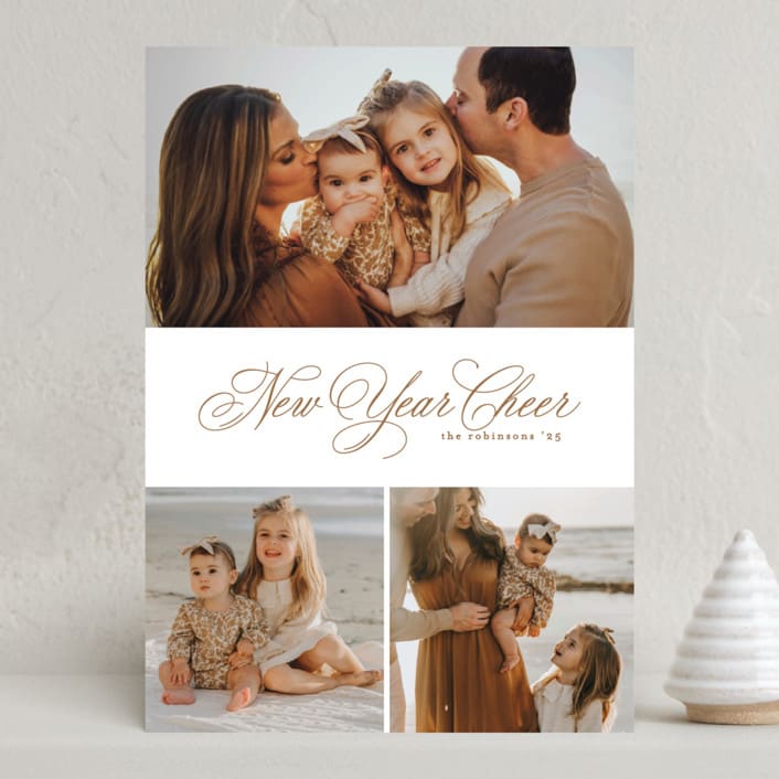 "Heritage" - Holiday Cards in Pudding by Creo Study - Front