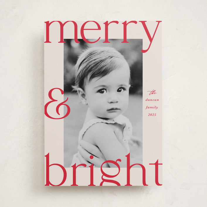 "Candy Canes" - Holiday Cards in Candy Cane by Maria Alou - Front