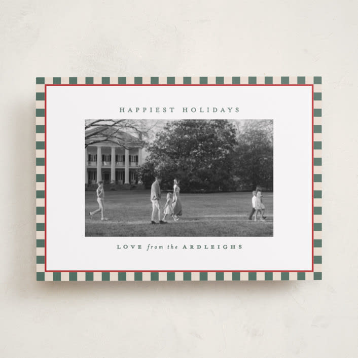 "The Charleston" - Holiday Cards in Spruce by Kristie Kern - Front