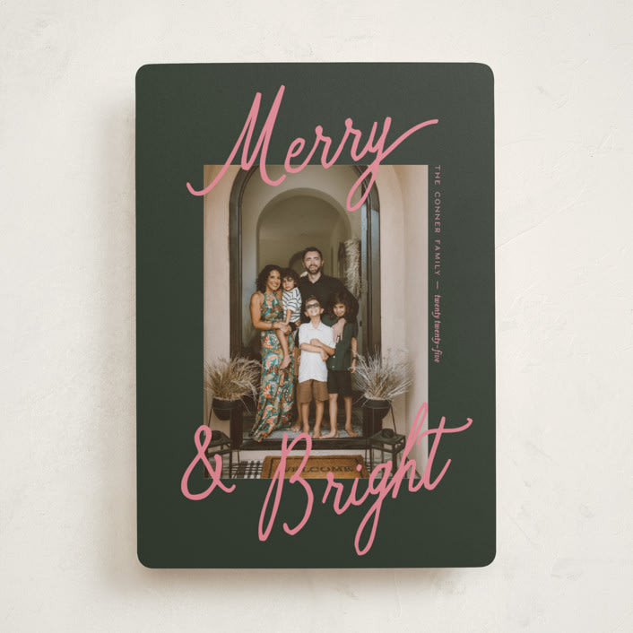 "Jottings" - Holiday Cards in Mistletoe by Pixel and Hank - Front