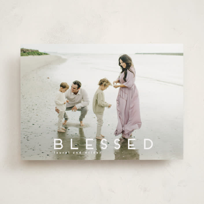 "love joy" - Holiday Cards in Snow by Kate Ross - Front