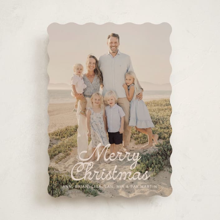 "Beach Town" - Holiday Cards in Sand by Ani Somi - Front