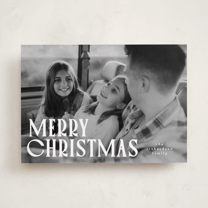 "Carper" - Holiday Cards in Snow by Tamara Hilje - Front