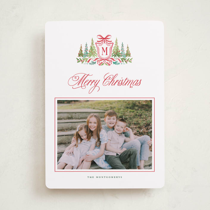 "Crestendo" - Holiday Cards in Wreath by Petra Kern - Front