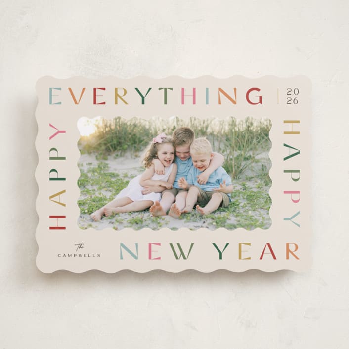 "Sugar Cookie" - Holiday Cards in Vanilla by Jennifer Wick - Front