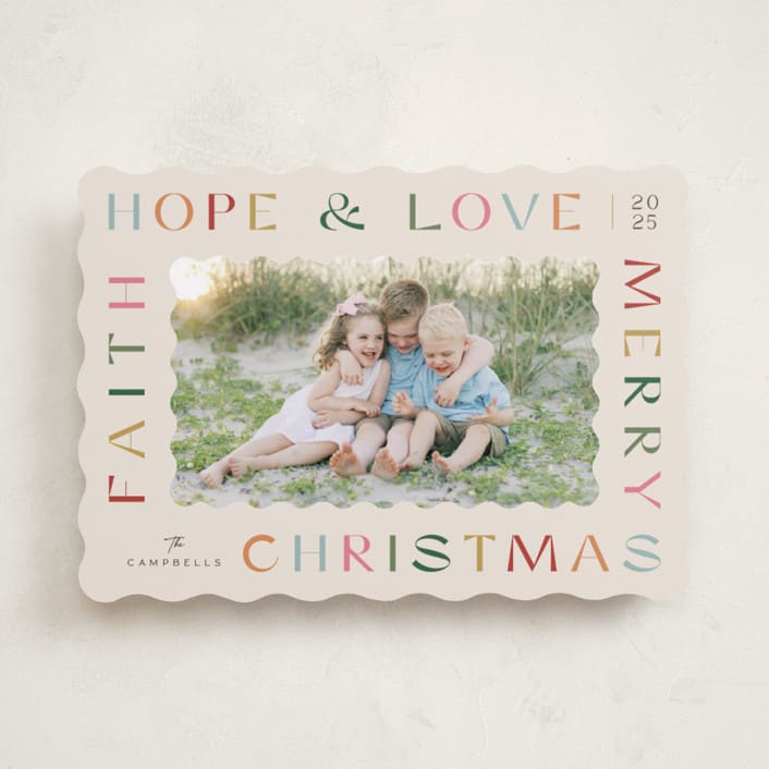 "Sugar Cookie" - Holiday Cards in Vanilla by Jennifer Wick - Front