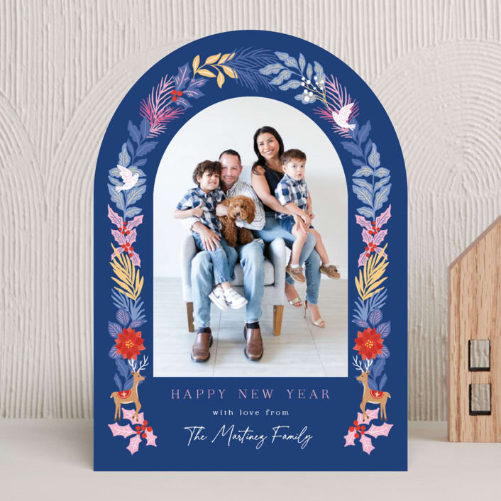 "Merry Woodland" - Holiday Cards in Candy by Elly - Front