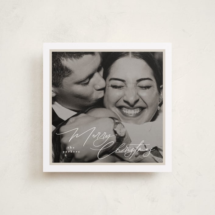 "Holiday Soneto" - Holiday Cards in Snow by Tamara Hilje - Front