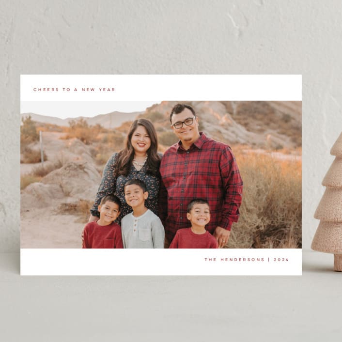 "Wishes for you" - Holiday Cards in Candy by JDM Designs - Front
