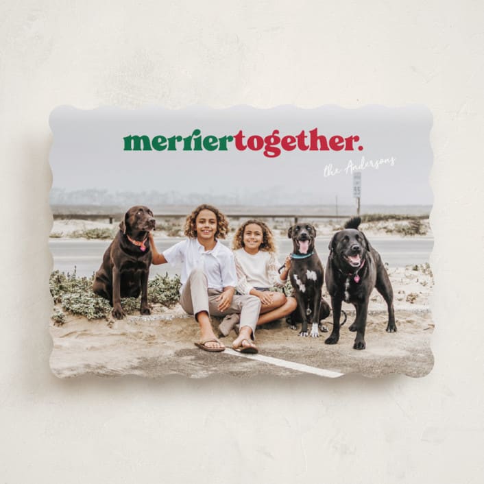 "Togetherness" - Holiday Cards in Christmas Tree by Carrie ONeal - Front