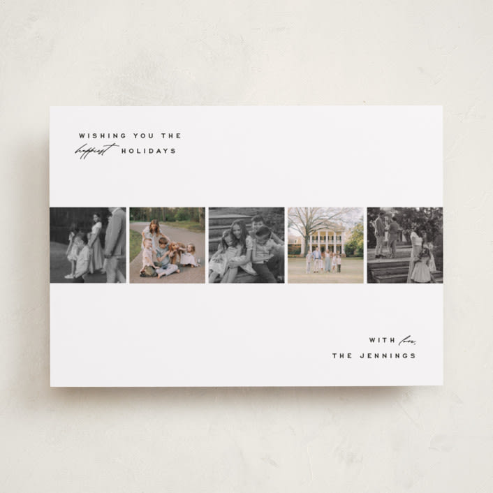 "square snaps" - Holiday Cards in Snow by Ellen Schlegelmilch - Front