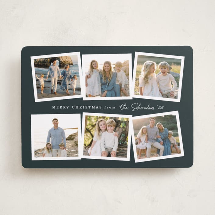 "Flicks" - Holiday Cards in Lagoon by Jennifer Postorino - Front