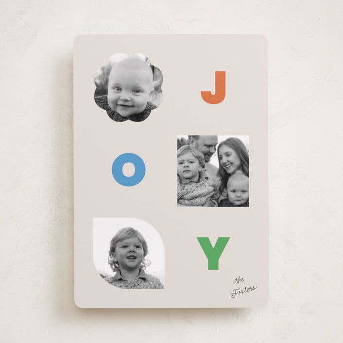 "shapes" - Holiday Cards in Bright by Jessica Yeo - Front