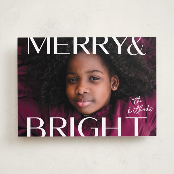 "Bright" - Holiday Cards in North Star by Susan Asbill - Front