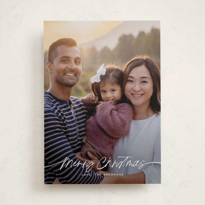 "Faubourg" - Holiday Cards in Snow by Leia Matt - Front