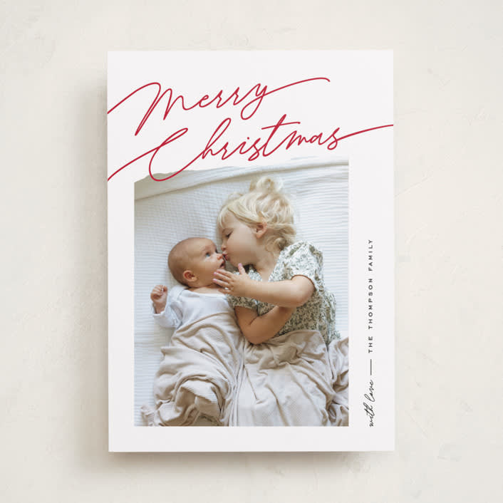 "Elements" - Holiday Cards in Holly by Pixel and Hank - Front