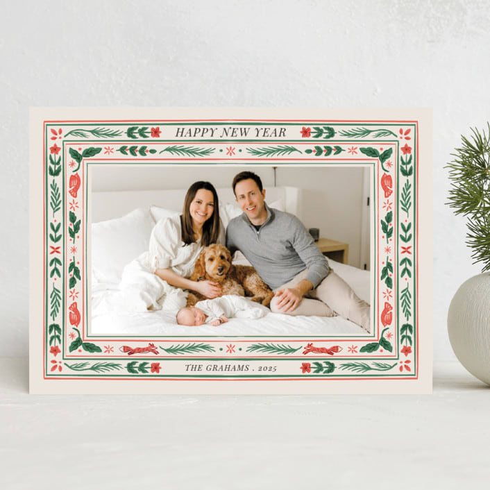 "Merry Cottage" - Holiday Cards in Pine by Elly - Front