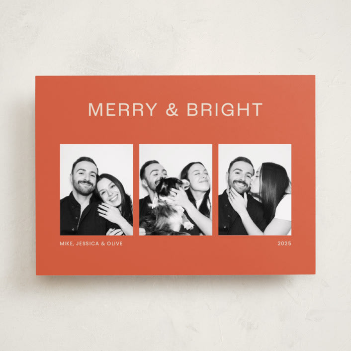 "Bright Trio" - Holiday Cards in Terracotta by seulghi - Front