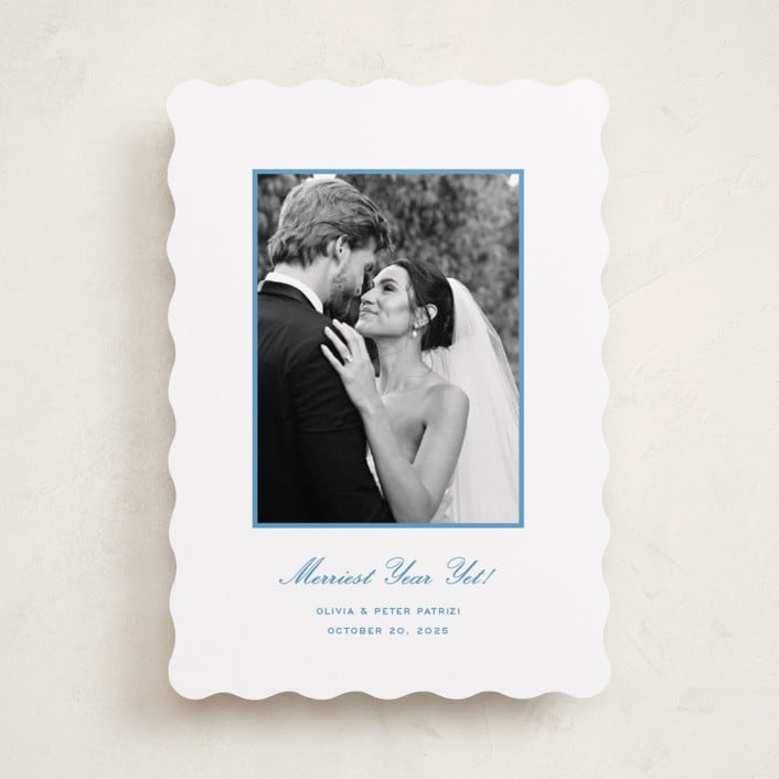 "Galerie" - Holiday Cards in Lake by Megan Davis - Front