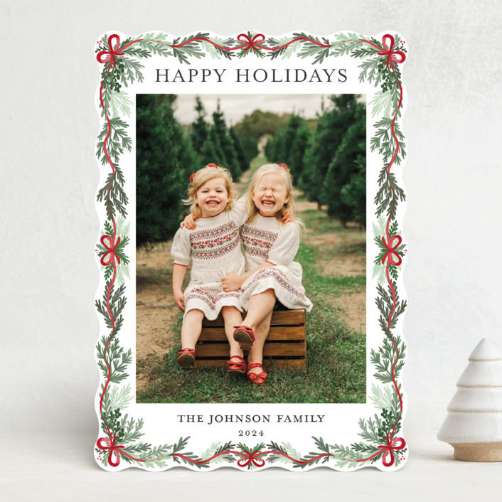 "traditional christmas" - Holiday Cards in Holly by Angel Walker - Front