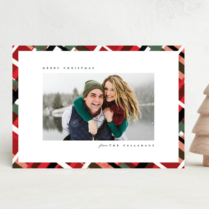 "Vienna" - Holiday Cards in Holly Berry by Julie Murray - Front