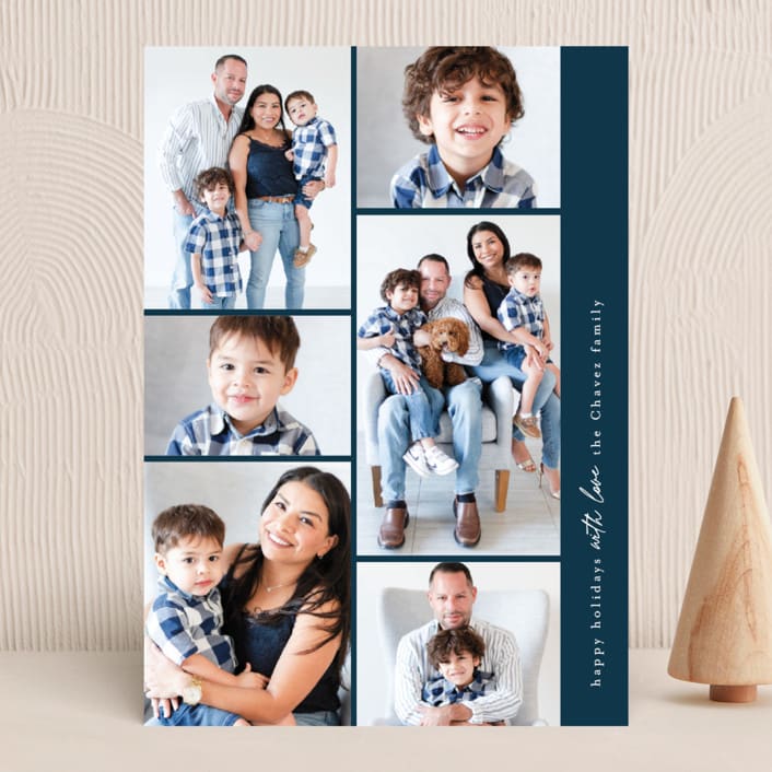 "Moments" - Holiday Cards in Midnight by Jessica Williams - Front