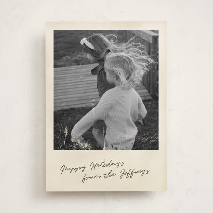 "Grandma's photo" - Holiday Cards in Cookie Dough by Adelyn T. - Front