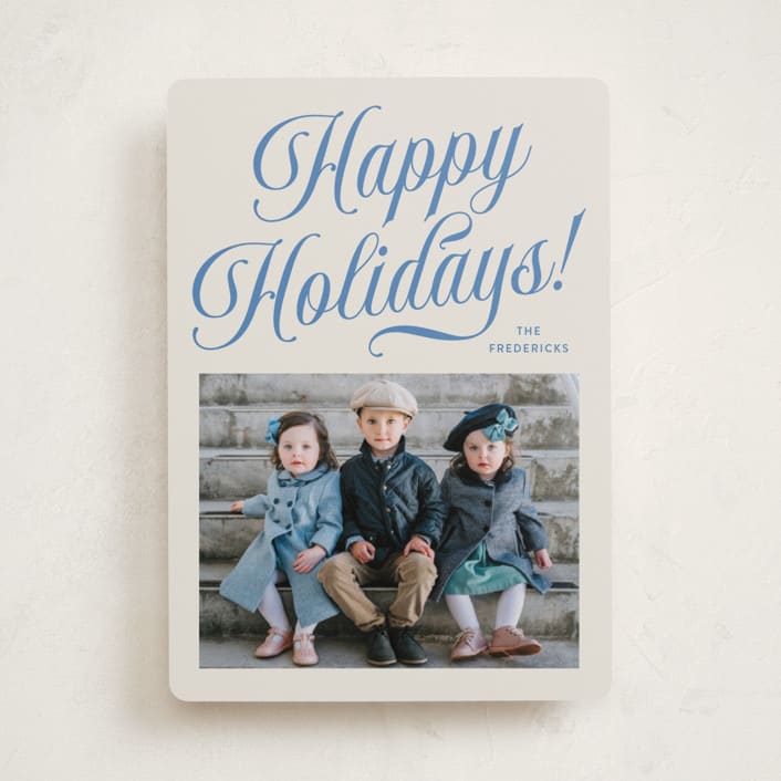 "Durham" - Holiday Cards in Sky by Jackie Crawford - Front