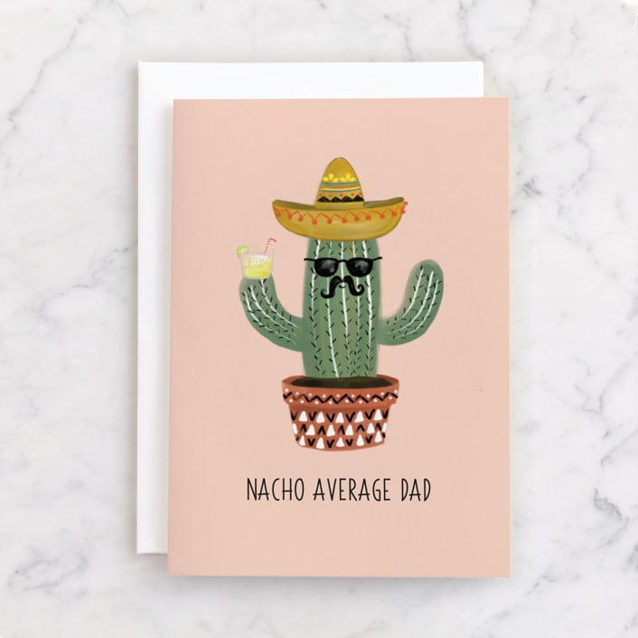"NACHO DAD" - Single Greeting Cards in Desert by Chelsea And Marbles Paper - Front