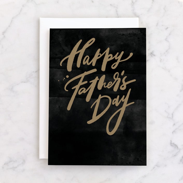 "hand written" - Single Greeting Cards in Ink by Anastasia Makarova - Front