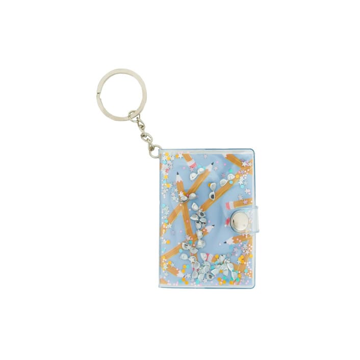 "Smarty Pants Notebook Keychain in Blue - Set of 1" - Key Chain in blue by Jollity and Co
