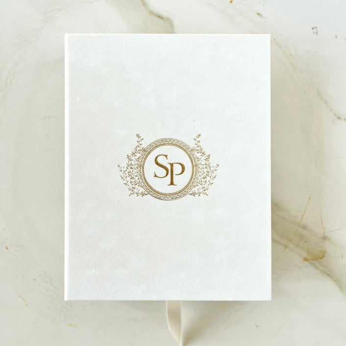 Velvet Invitation Keepsake Box by Self Stationery
