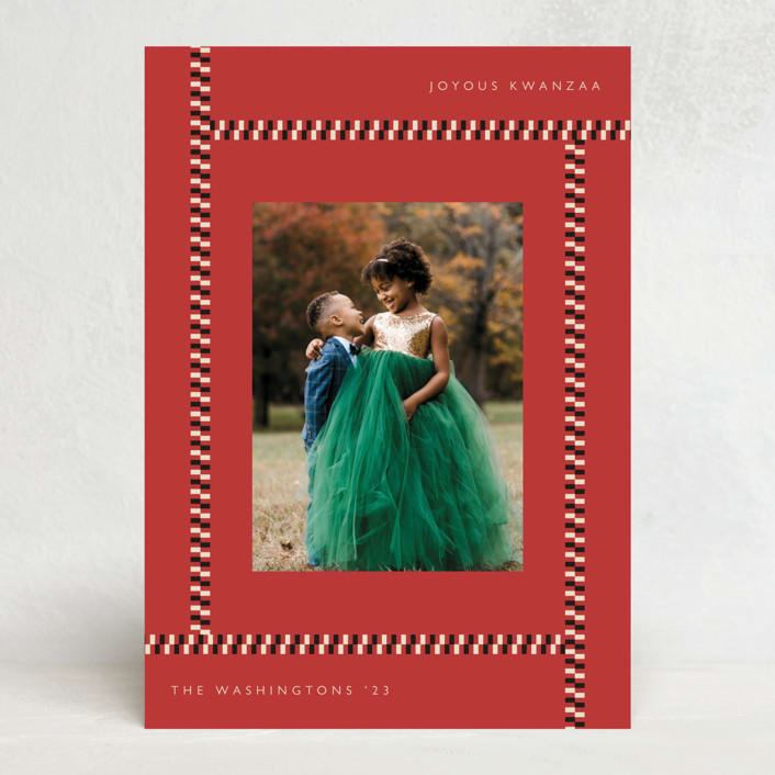 "Marching" - Kwanzaa Cards in Energy by letterfix - Front