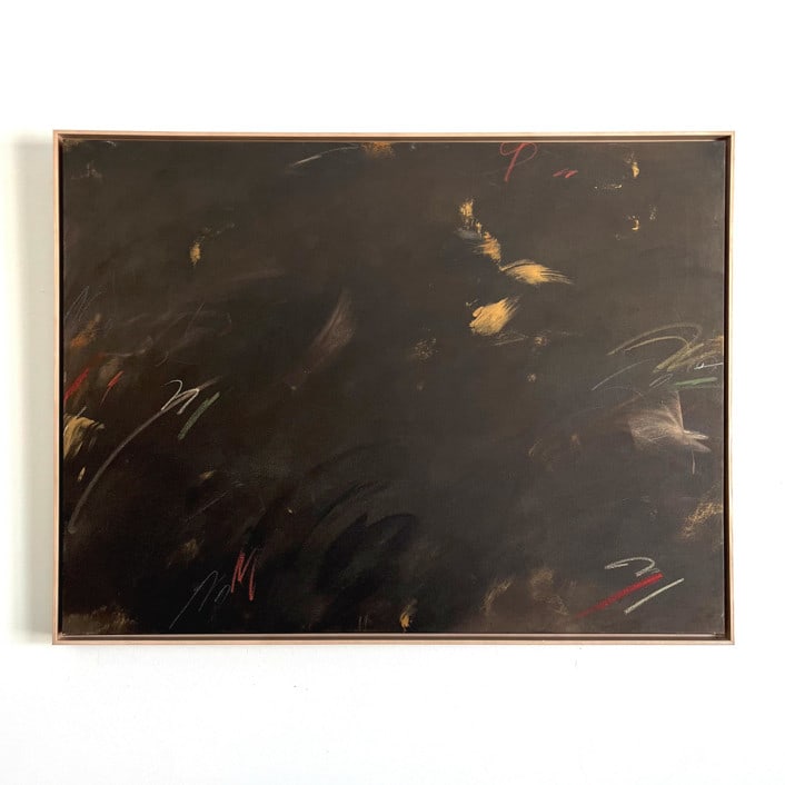 "Room 813" - Original Painting in brown by Shiho Whitehead
