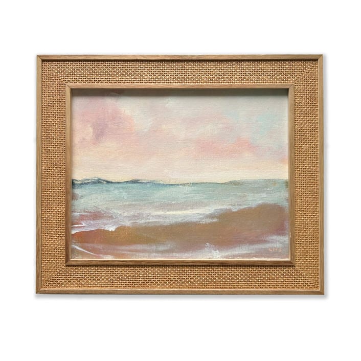 "Beach Sunset" - Original Painting in multicolor by Lindsay Megahed