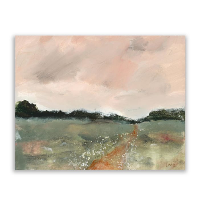"Country Path" - Original Painting in multicolor by Lindsay Megahed