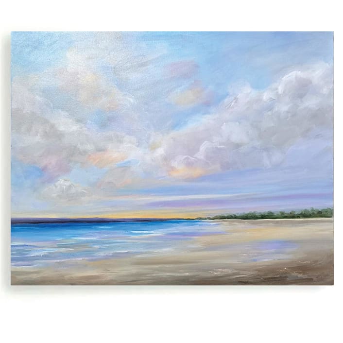"drift" - Original Painting in blue by Nicole Walsh