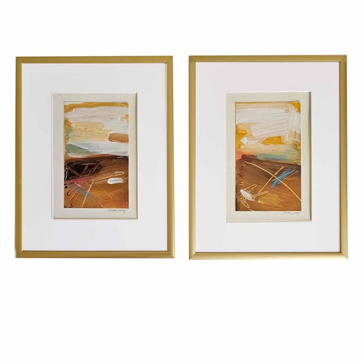 "Golden Within" - Original Painting in multicolorassorted-colors by AlisonJerry