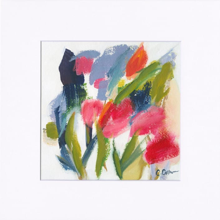 "Auretta" - Original Painting in multicolorassorted-colors by CONNIE COLLUM